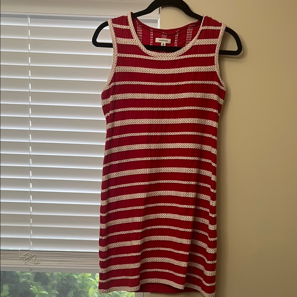 ⛵️Red and White Nautical Dress⛵️